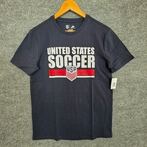 Icon Sports US Soccer Mens Navy Blue Graphic T-Shirt Official Merchandise Small
